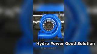 Turbina Francis Hydro per un progetto idroelettrico medio-piccolo ad alto carico d'acqua