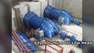 High Efficiency S Type Hydro Turbine for Low Head hydropower project