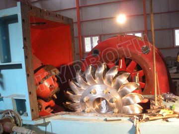 Turbina della turbina di acqua di impulso dell'acciaio inossidabile/acqua di Pelton per il progetto di idropotenza della testa dell'alta marea