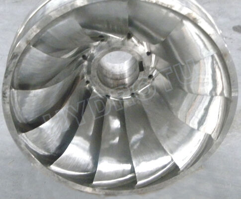 Attrezzatura idroelettrica con configurazione ad albero orizzontale verticale Francis Turbine Runner Acciaio 0Cr13Ni4Mo