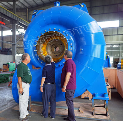 Componente di generazione della testa dell'acqua della stazione idroelettrica del corridore della turbina dell'albero Francis Testa dell'acqua 30m-300m