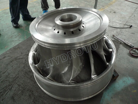 Attrezzatura idroelettrica con configurazione ad albero orizzontale verticale Francis Turbine Runner Acciaio 0Cr13Ni4Mo