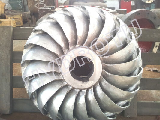 Turgo Turbine idroelettrica con potenza nominale da 100 kW a 2000 kW, efficienza fino all'88% e portata di 70-200 m