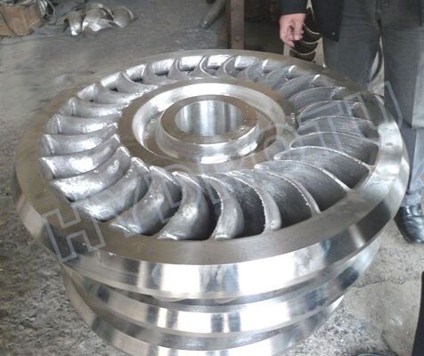 Turgo Hydro Turbine 100KW-2000KW con 70m-200m Head Range e 88% di efficienza