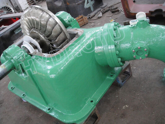 Turgo Hydro Turbine 100KW-2000KW con 70m-200m Head Range e 88% di efficienza