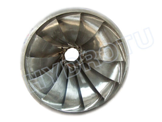 Francis Turbine Runner in acciaio inossidabile con una portata di 10-300 m e una capacità di 0,1 MW-20 MW per l'energia idroelettrica