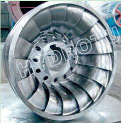 Gruppo regolatore di velocità sincrona Francis Turbine Runner configurabile Componente di turbina idroelettrica