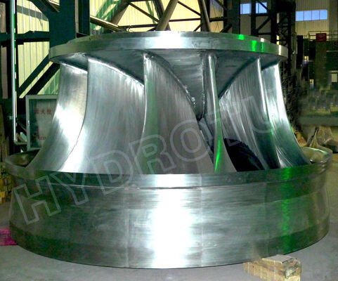 Componente della centrale idroelettrica Francis Turbine Runner 100KW-20MW configurabile orizzontale verticale